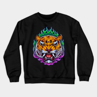 Third Eye Tiger Crewneck Sweatshirt